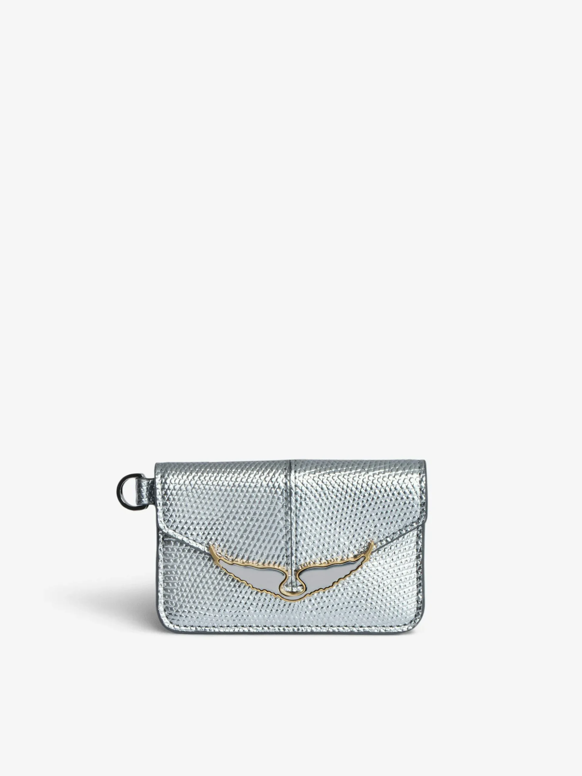 Borderline Pass Card Holder Preget Metallic