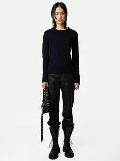 Cici Patch Genser 100% Cashmere
