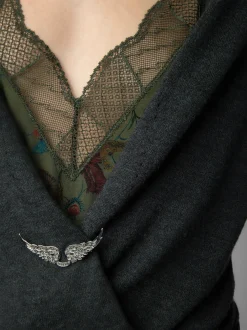 Daffy Wings Cardigan I 100 % Kashmir