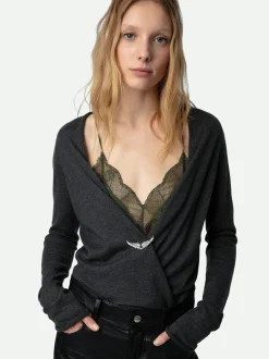 Daffy Wings Cardigan I 100 % Kashmir