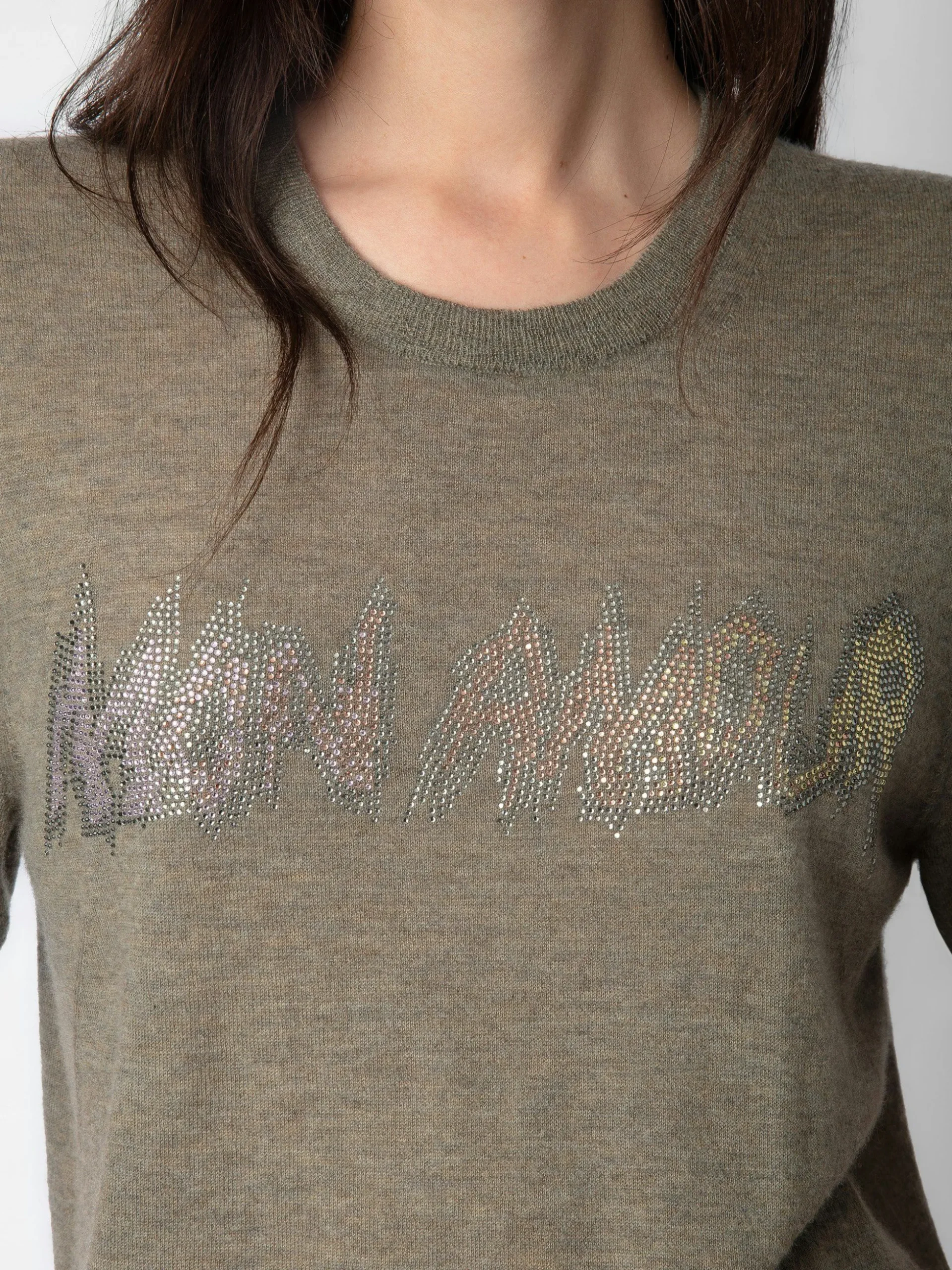 Ida Mon Amour Strass Genser 100% Cashmere