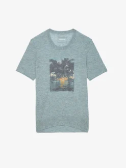 Ida Photoprint Genser 100% Cashmere