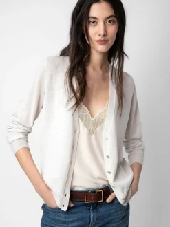 Jemmy Bijoux Cardigan I 100 % Merinoull