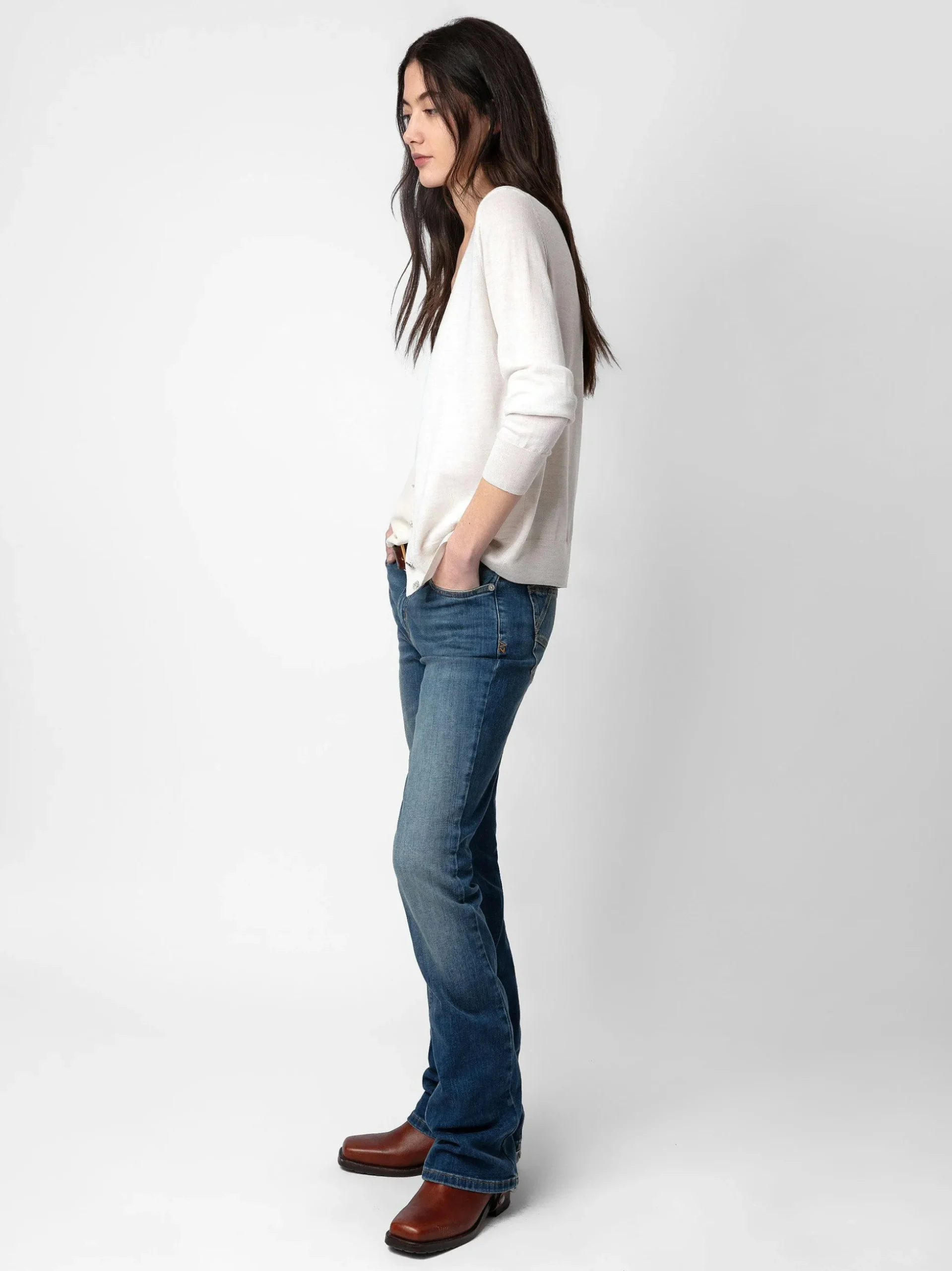 Jemmy Bijoux Cardigan I 100 % Merinoull