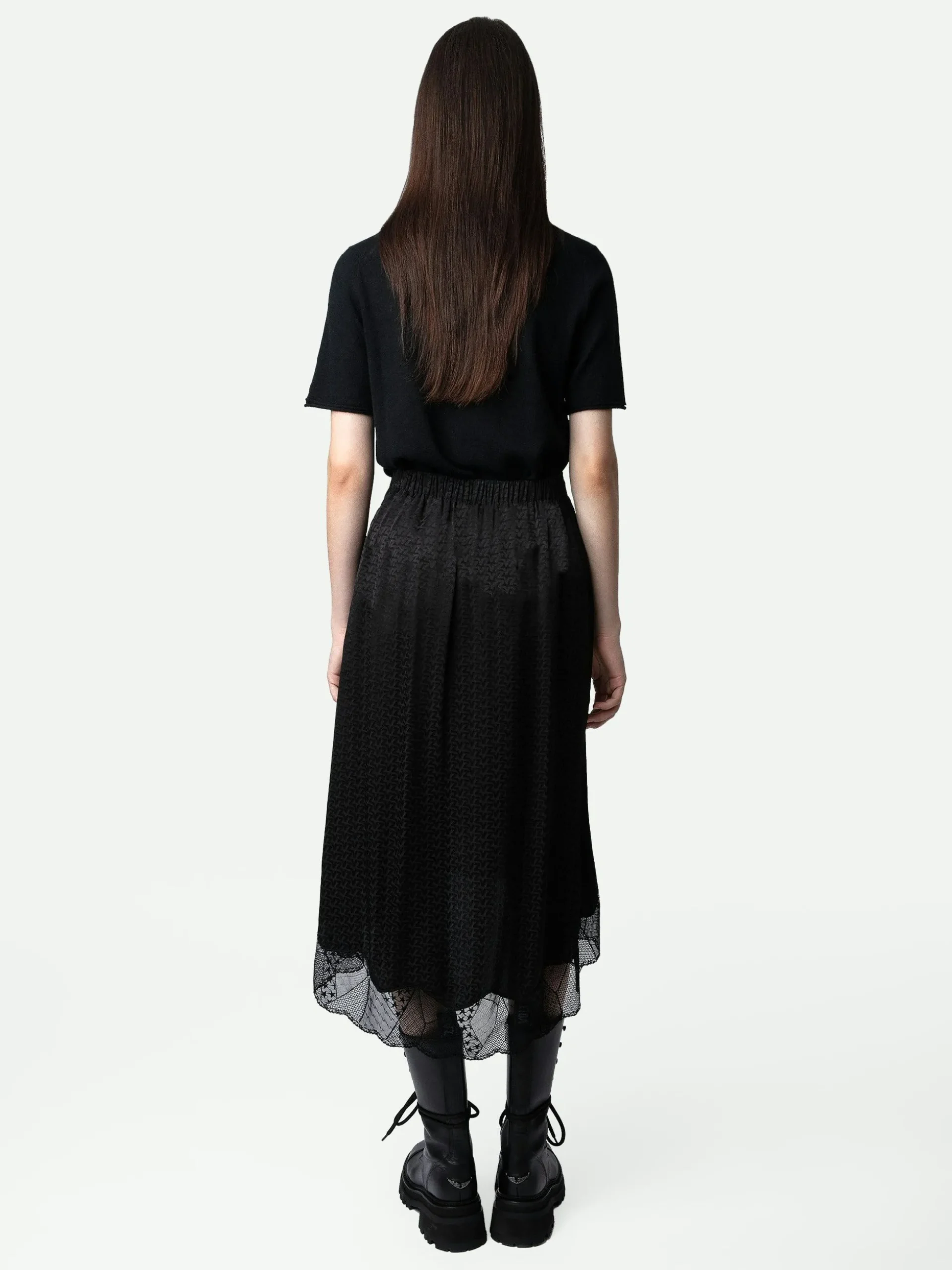 Joslin Jacquard Zv 3D-Skjørt