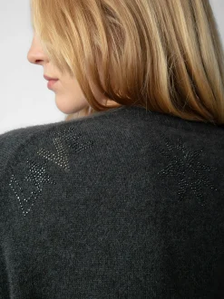 Pravis 100% Cashmere Rhinestone Genser