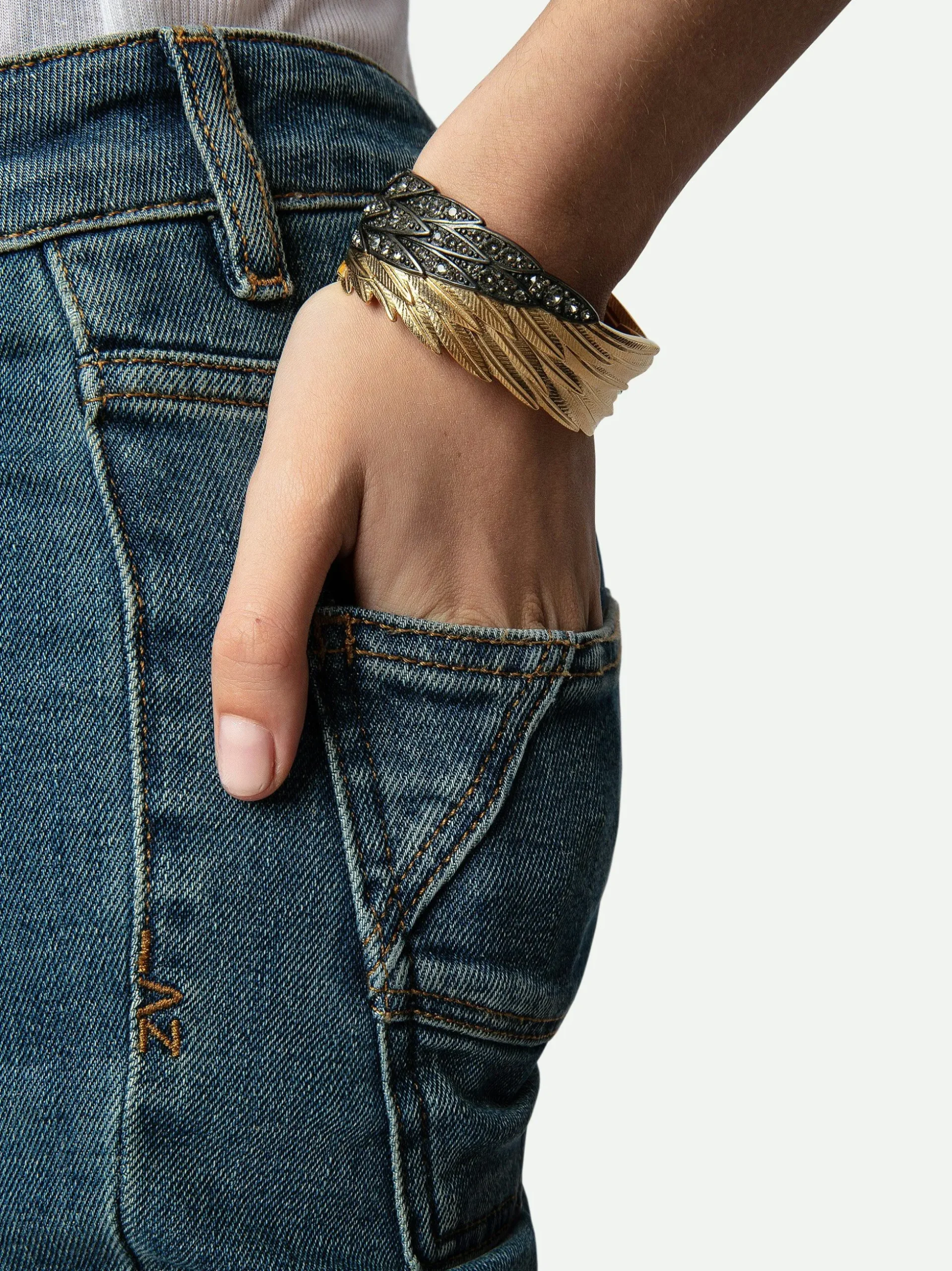 Rock Feather Armband Spre Dine Vinger