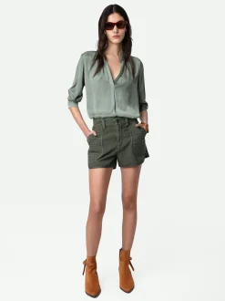 Tink Satin Bluse