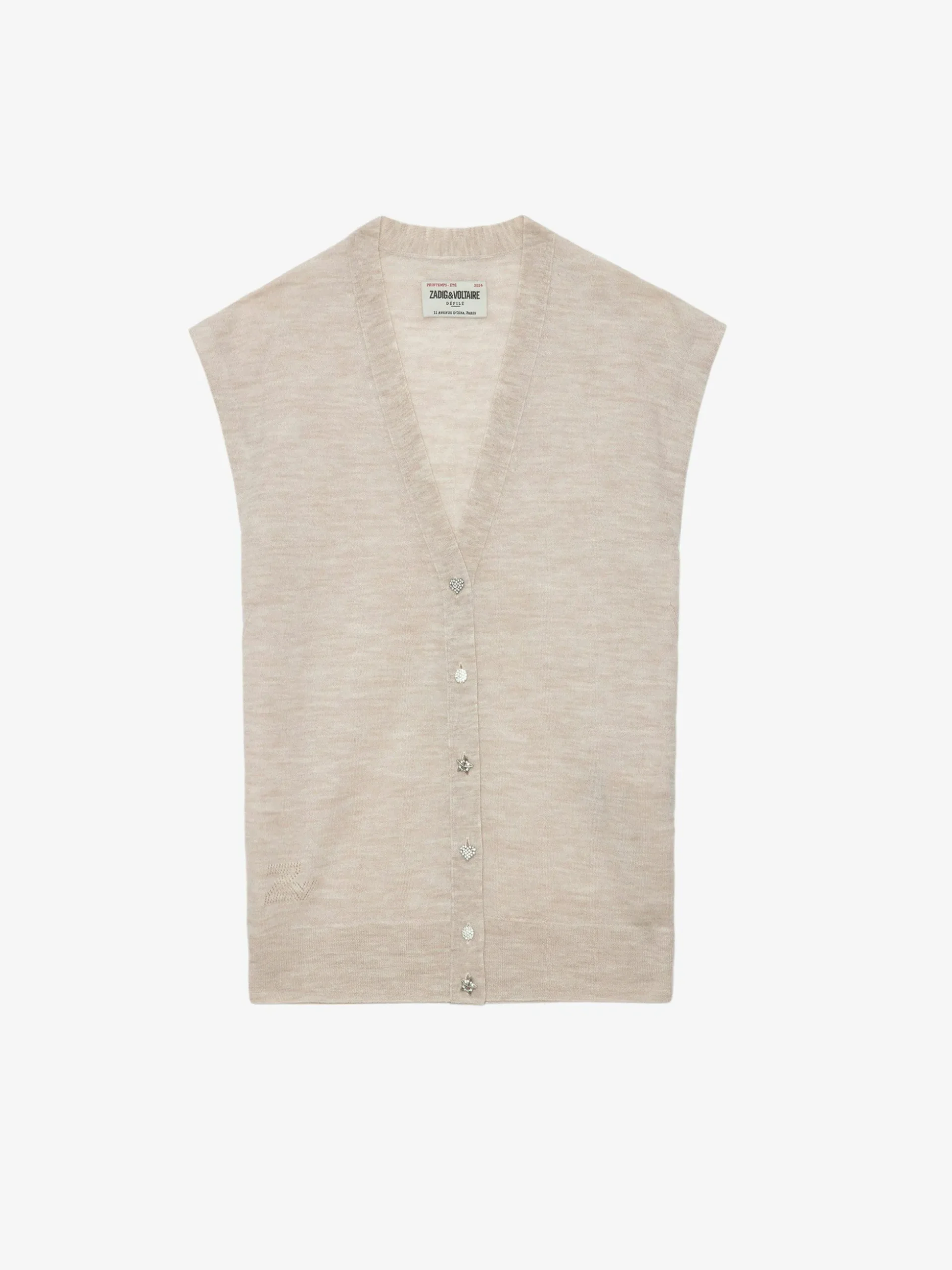 Vasky Bijoux Cardigan I 100 % Merinoull