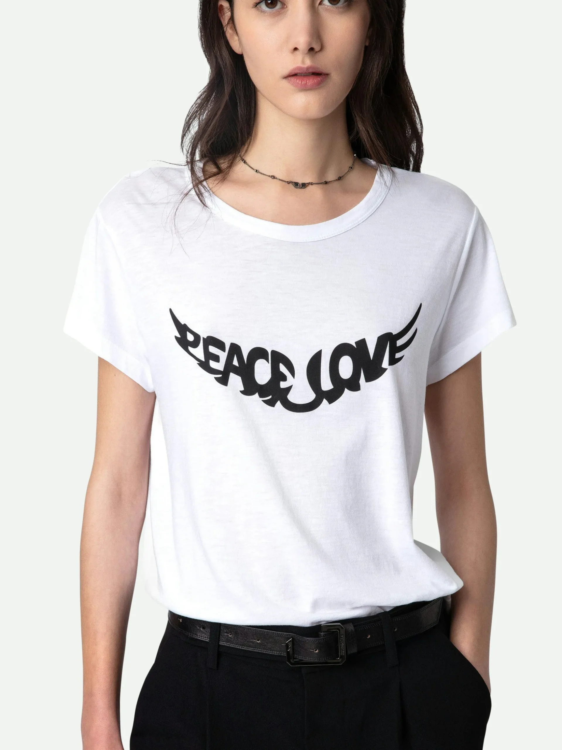 Woop Peace & Love Wings T-Skjorte